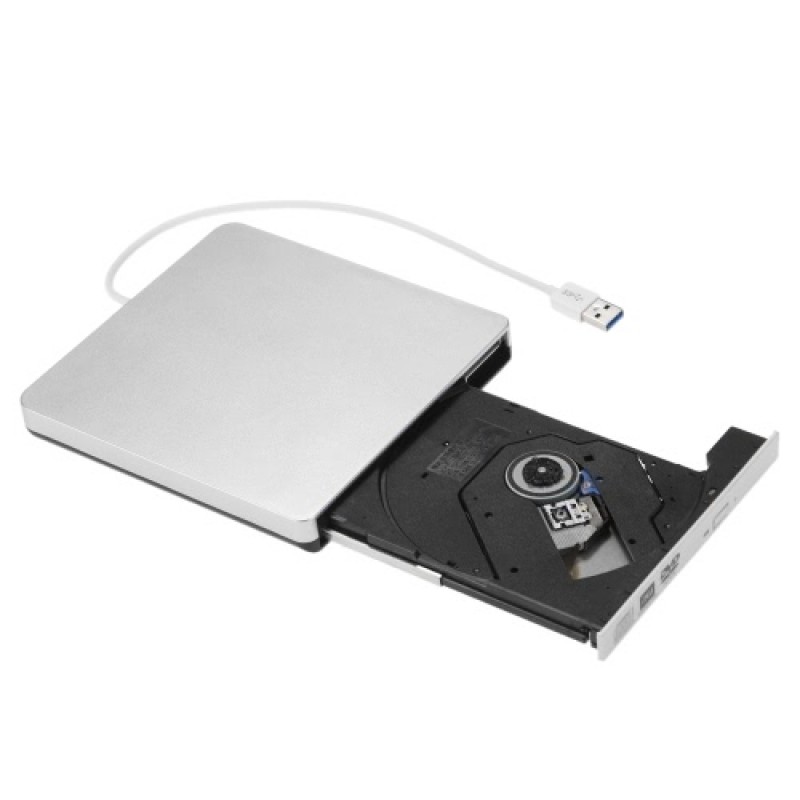 USB 3.0 Portable Ultra Slim External CD-RW DVD-RW CD DVD ROM Player Drive Writer Rewriter Burner for iMac/MacBook/MacBook Air/Pr