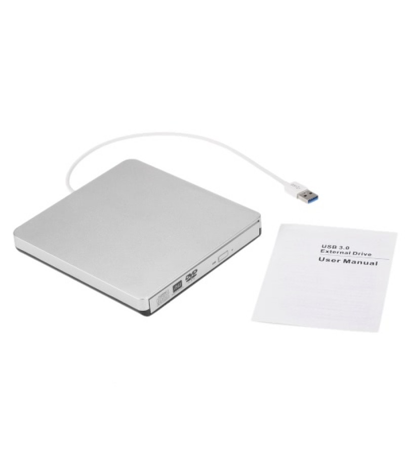 USB 3.0 Portable Ultra Slim External CD-RW DVD-RW CD DVD ROM Player Drive Writer Rewriter Burner for iMac/MacBook/MacBook Air/Pr
