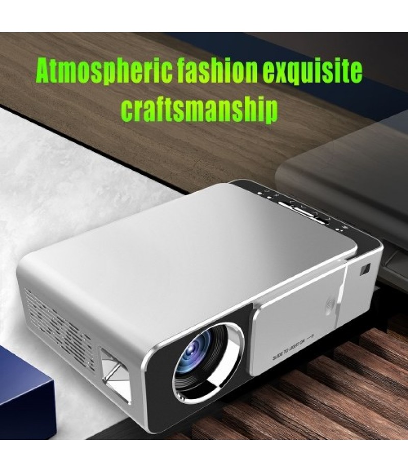 LCD T6 Smart Wifi Projector Support 1080p HD LED Portable Mini Projector Video For Home Theater Game Movie Cinema US Plug