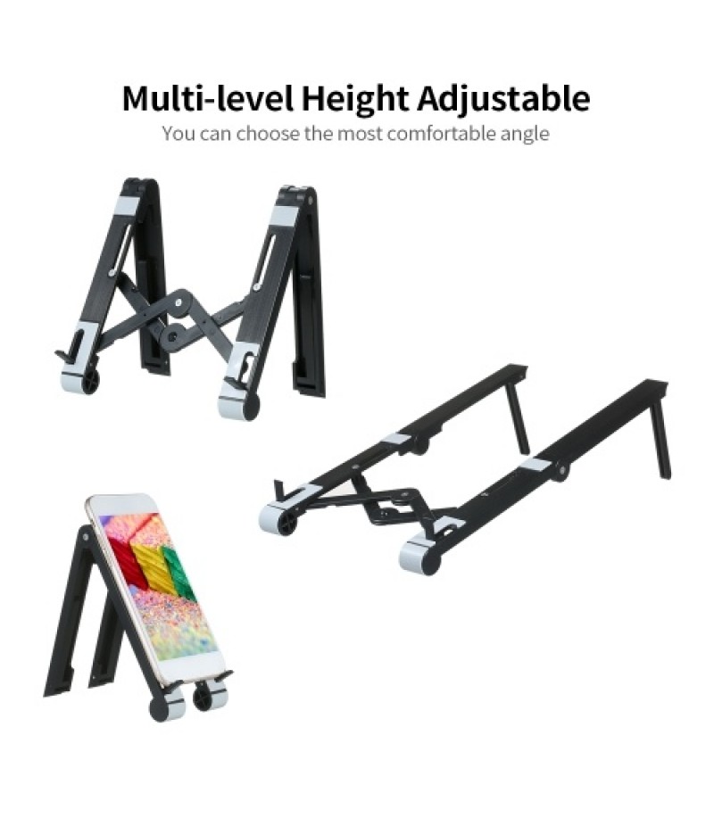 3-in-1 Portable Laptop Stand Multifunctional Foldable Smart Phone Tablet Holder