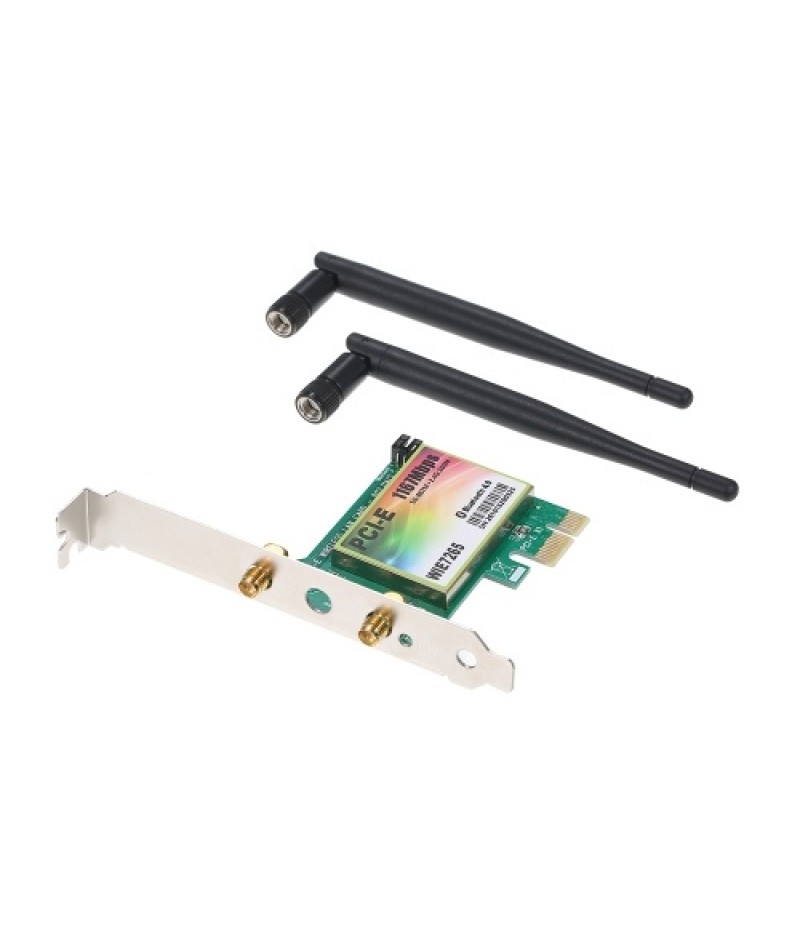 WiFi Card AC 1200Mbps BT4.0 Wireless PCIe Network Adapter Card 5.8GHz/2.4GHz Dual Band PCI Express Network Card