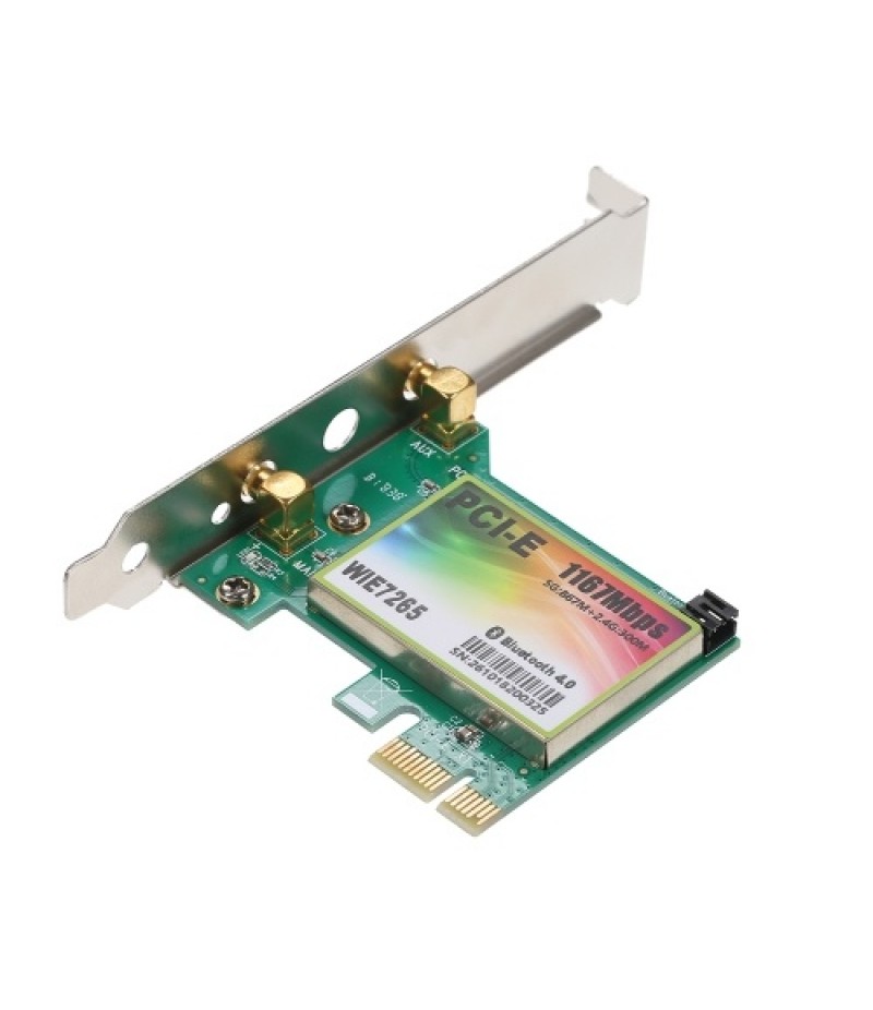 WiFi Card AC 1200Mbps BT4.0 Wireless PCIe Network Adapter Card 5.8GHz/2.4GHz Dual Band PCI Express Network Card