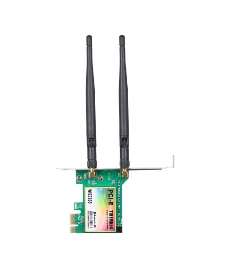 WiFi Card AC 1200Mbps BT4.0 Wireless PCIe Network Adapter Card 5.8GHz/2.4GHz Dual Band PCI Express Network Card