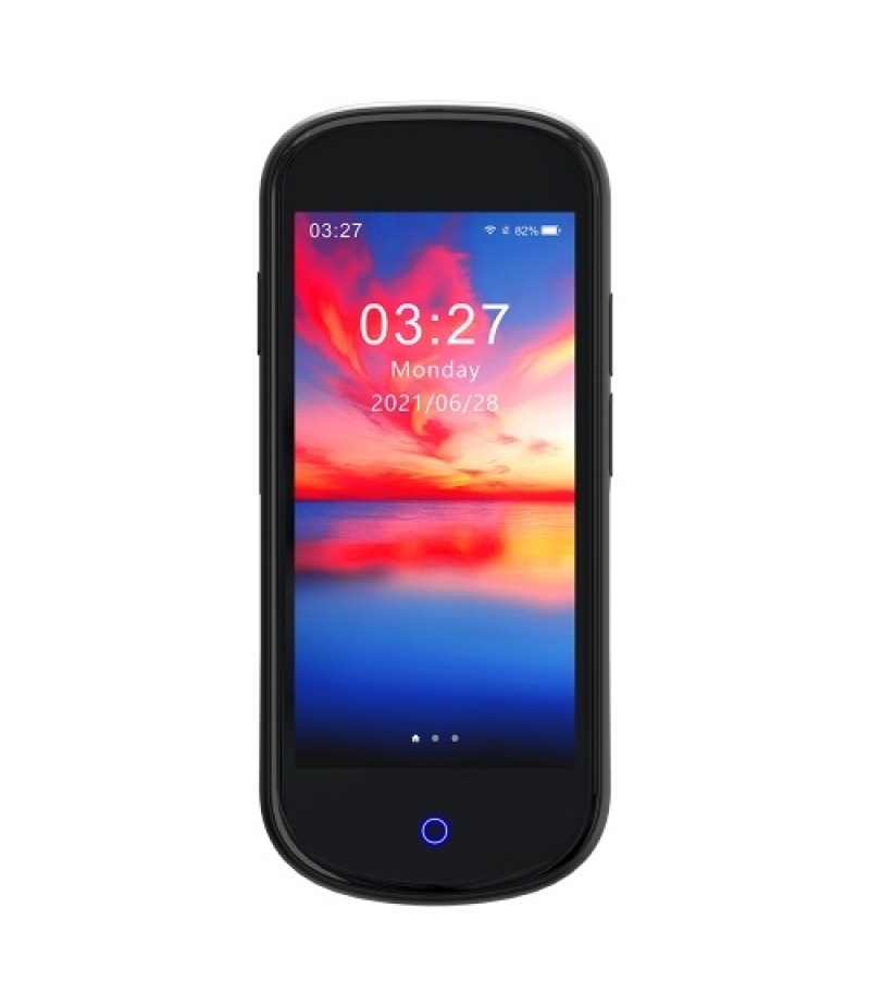 V12 4G Smart Translator Support Online/Offline/Photo Translation with 4 inch Touch Screen 2000mAh Battery SIM Card Slot Black