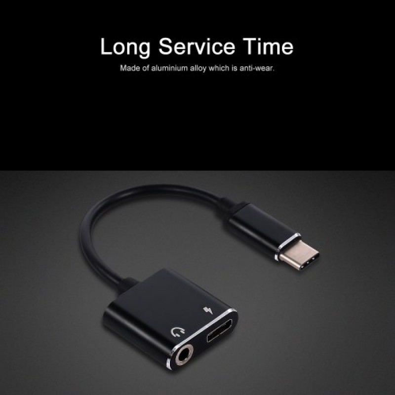 Type C to 3.5mm Jack Earphone Charging Cable USB C Audio Aux Cable Audio Adapter Earphone Charge Converter for Huawei Xiaomi Sam
