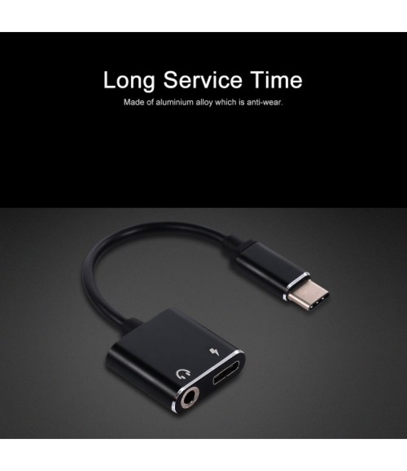 Type C to 3.5mm Jack Earphone Charging Cable USB C Audio Aux Cable Audio Adapter Earphone Charge Converter for Huawei Xiaomi Sam