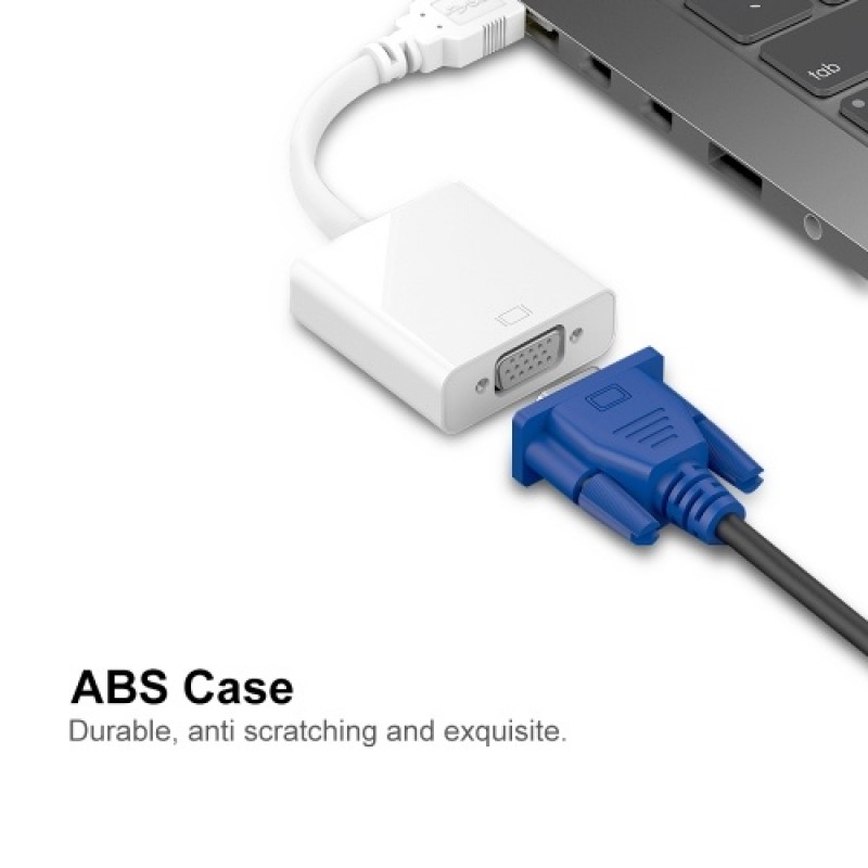 USB3.0 to VGA Female Adapter Converter Cable 1080p for PC Laptop Projector TV Box