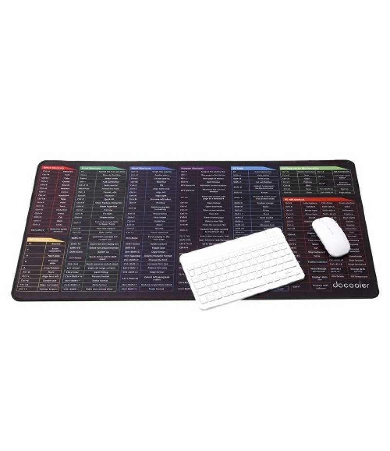  Oversized Gaming Mouse Pad Keyboard Shortcuts Mouse Pad Computer Office Waterproof Non-slip Large Desk Pad
