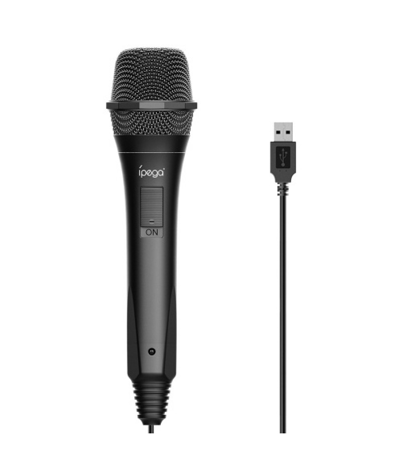 IPEGA PG-9209 Wired Gaming Microphone USB2.0 Interface High Sound Quality Microphone for Switch/PS4/X-box/Wii U Console