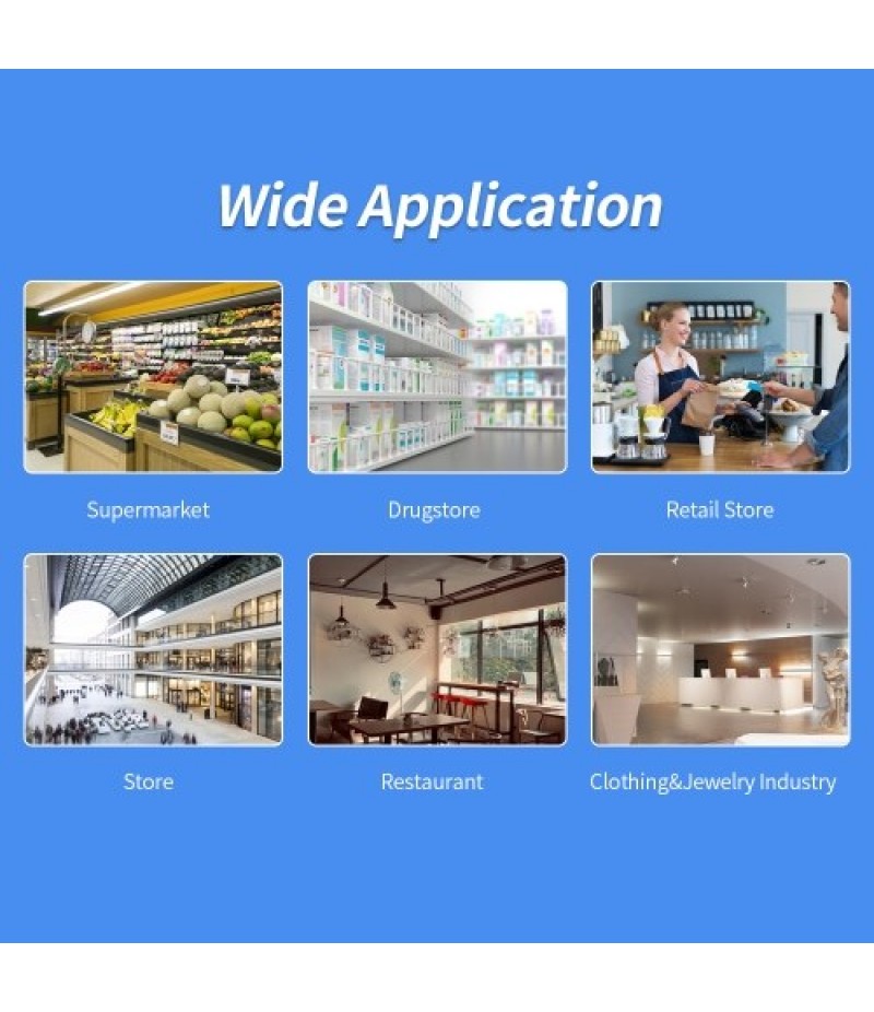 Scanning Platform 1D/2D Barcode Scanner USB Wired Bar Code Scanner for Supermarket Restaurant Bookstore Retail Store Warehouse