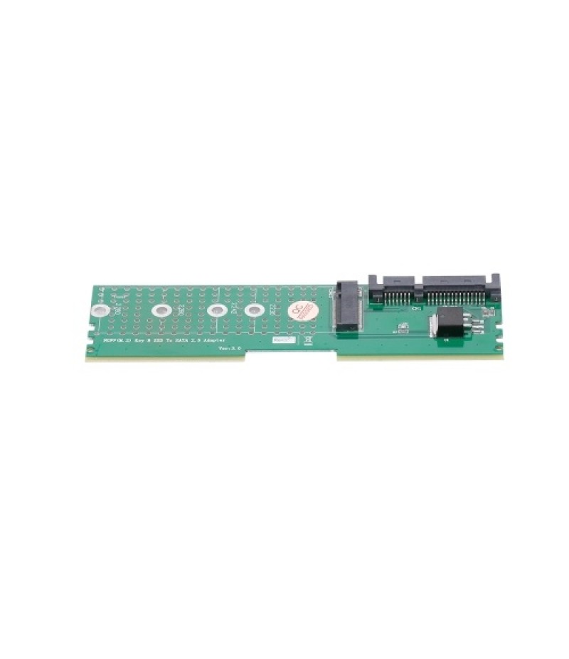 M.2 NGFF B-Key SSD to SATA Adapter DDR Memory Slot Expansion Board Raiser Riser Card Support 2230 2242 2260 2280 M2 SSD