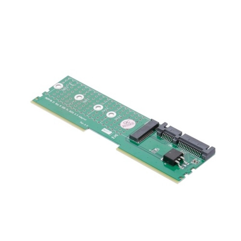 M.2 NGFF B-Key SSD to SATA Adapter DDR Memory Slot Expansion Board Raiser Riser Card Support 2230 2242 2260 2280 M2 SSD