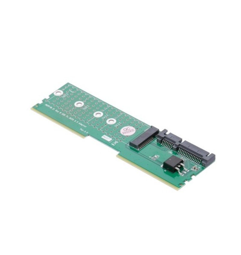 M.2 NGFF B-Key SSD to SATA Adapter DDR Memory Slot Expansion Board Raiser Riser Card Support 2230 2242 2260 2280 M2 SSD