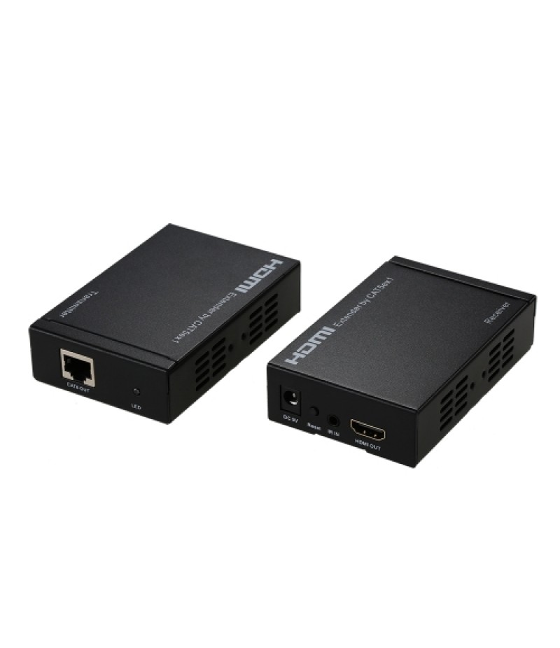 HD Extender over Single 100M CAT6 (TCP/IP) with IR 1080P Support Repeater Splitter