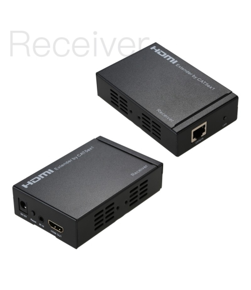 HD Extender over Single 100M CAT6 (TCP/IP) with IR 1080P Support Repeater Splitter