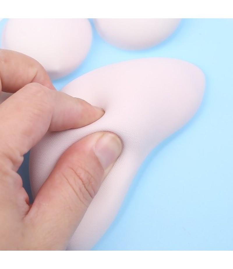Silicone Mouse Wrist Pad Cute Cat Claw Silicone Mouse Pad Anti-slip Mouse Pad Smooth Movement Accurate Positioning Blue