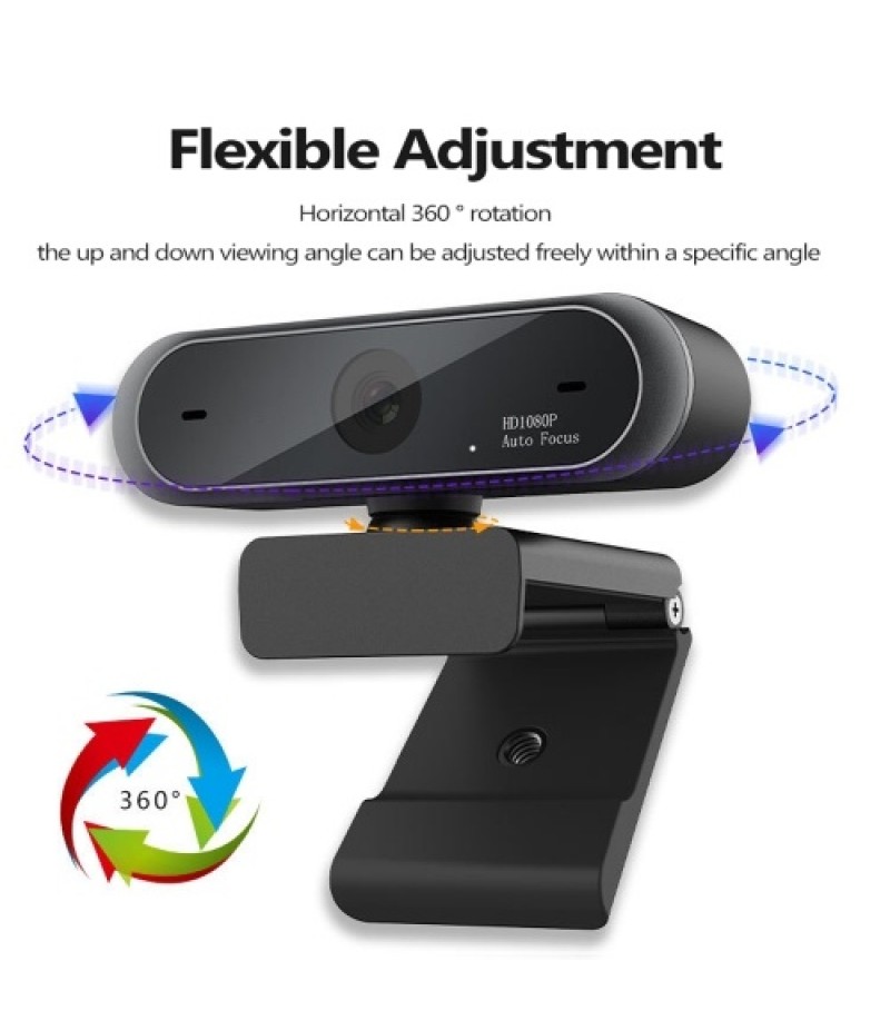 M9 1080P Portable Webcam Mini Computer Camera Anti-peeping Rotatable Camera for Broadcast Online Lesson Work Conference