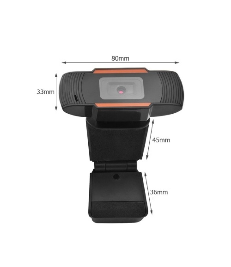 USB Webcam 720p HD Web Camera Plug and Play with Bulit-in Microphone
