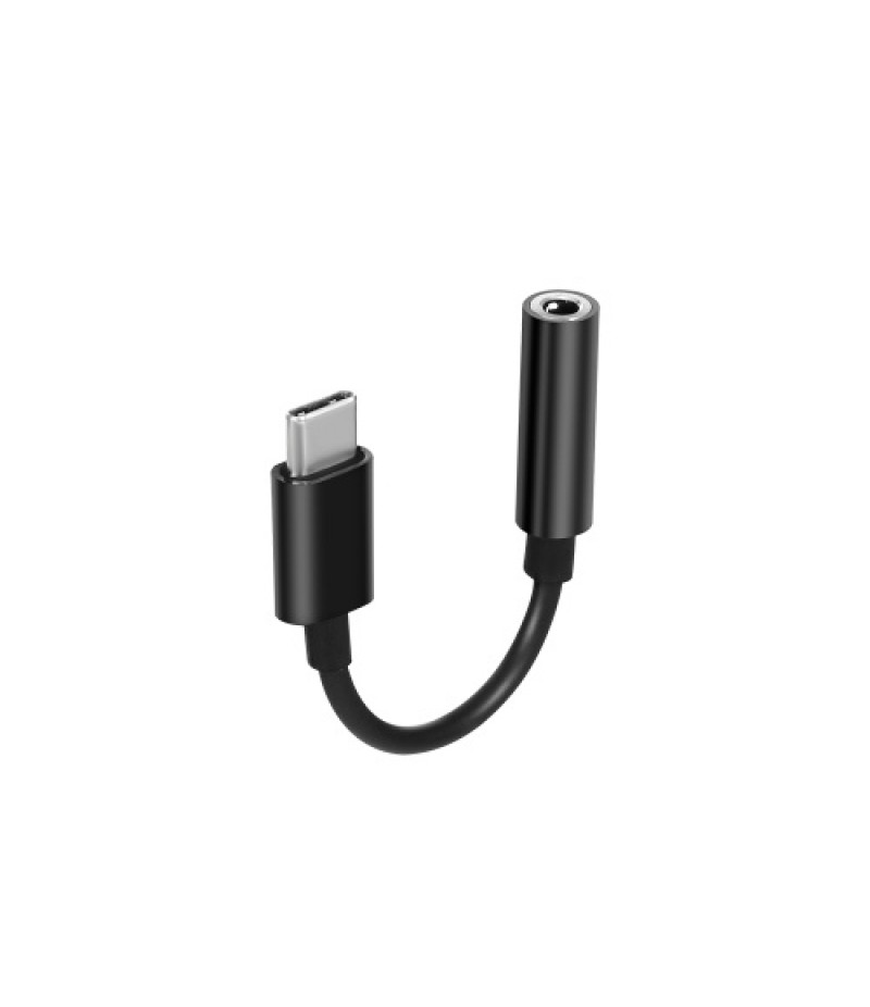 Type-C to 3.5mm Earphone Adapter USB 3.1 Type-C Male to 3.5 AUX Audio Female Jack Audio Adapter for Huawei Xiaomi Samsung Black
