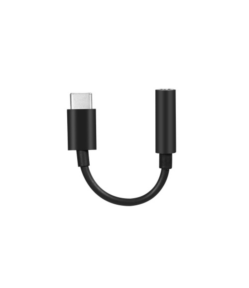 Type-C to 3.5mm Earphone Adapter USB 3.1 Type-C Male to 3.5 AUX Audio Female Jack Audio Adapter for Huawei Xiaomi Samsung Black