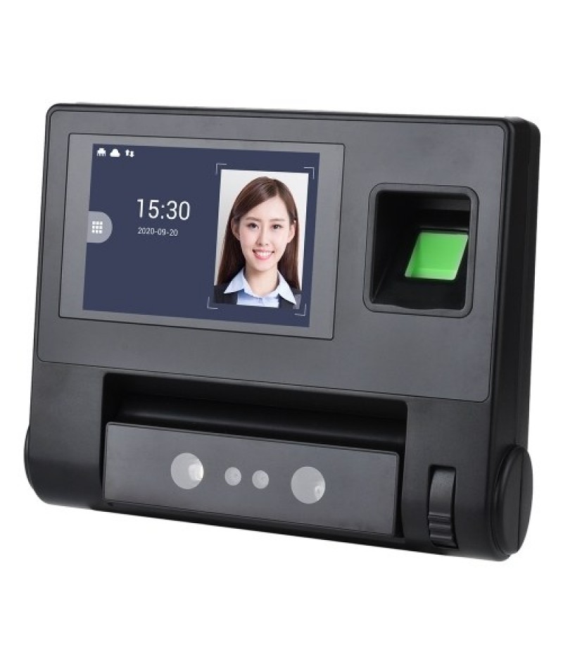 Palm Vein+ Facial Recognition Time Attendance Machine Wide Application 4.0 Inch LCD Large Capacity Fast Recognition Plug EU