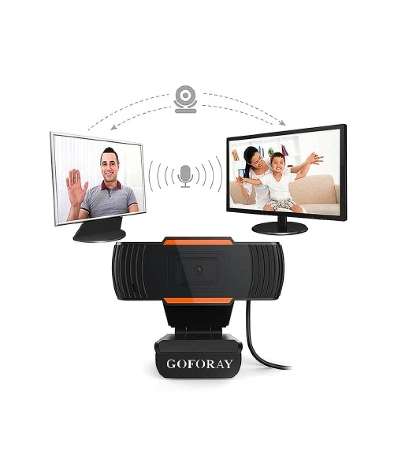 1080P 2MP Wide-Angle HD Webcam 30fps Auto Focusing Web Cam Noise-reduction MIC Laptop Computer Camera USB Plug &amp; Play with E