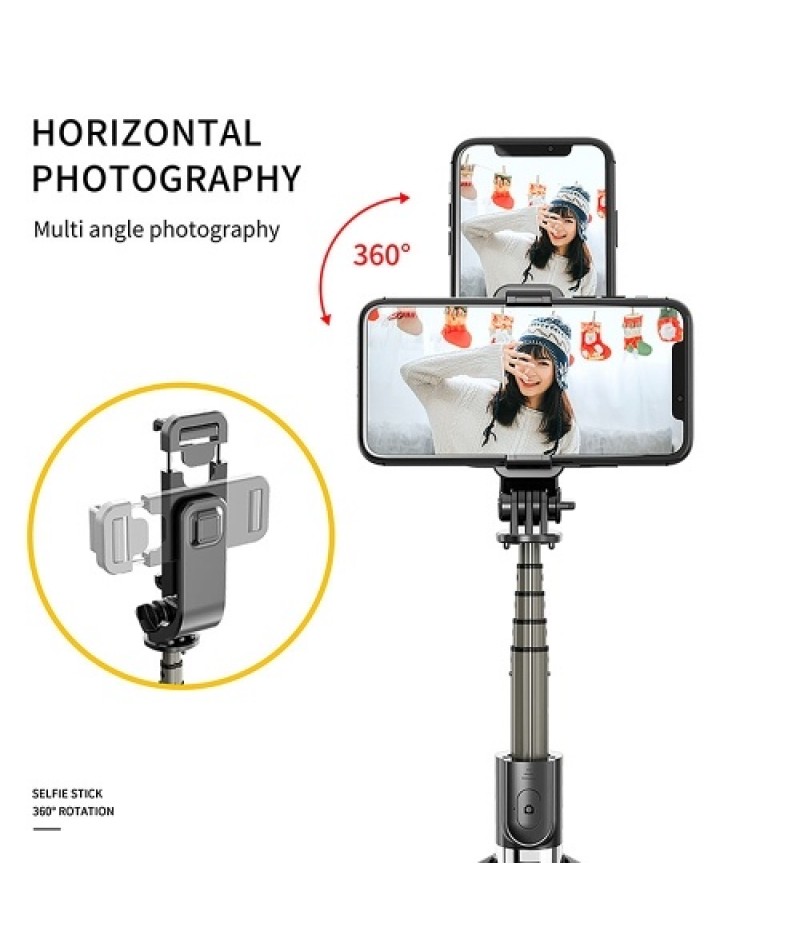 L03 Bluetooth 4.0 Wireless Aluminum Alloy Selfie Stick Tripod Foldable Monopods for Gopro SmartPhones Camera