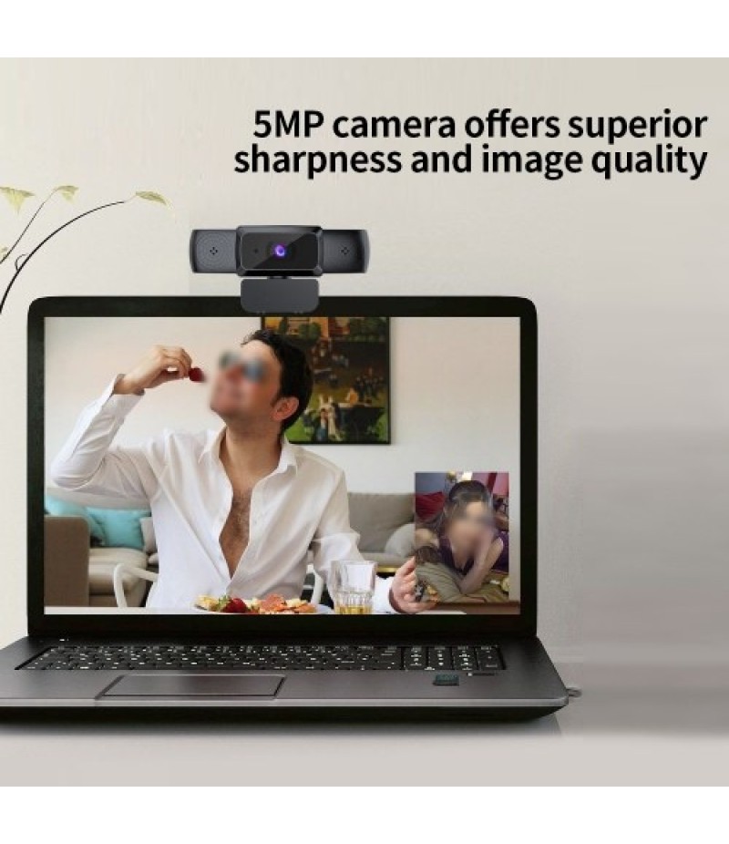 5MP Auto Focus Web Camera Drive-free Computer Camera USB Webcam