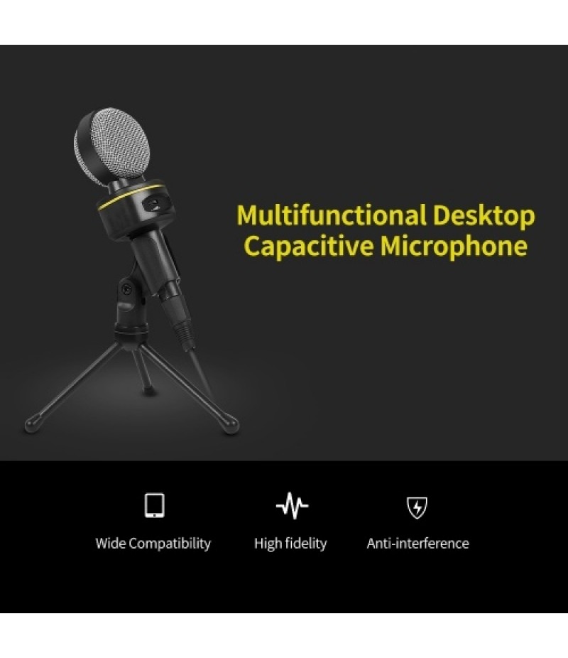 Computer Conference Microphone Omnidirectional Capacitive Desktop Microphone for Live Streaming Meeting Karaoke Voice Chat