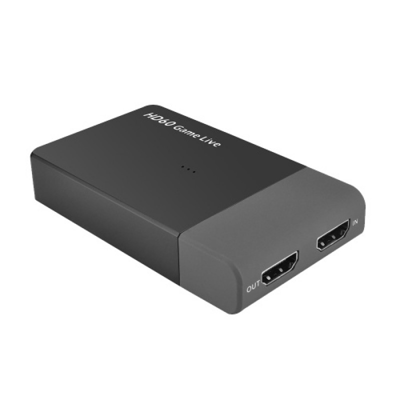 1080P HD Video Capture Box USB3.0 Video Game Capture Converter with Mic Input for Remote Video Conference Data Collection