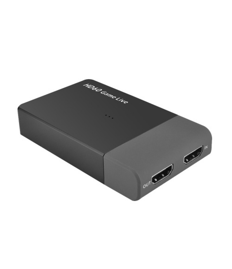 1080P HD Video Capture Box USB3.0 Video Game Capture Converter with Mic Input for Remote Video Conference Data Collection