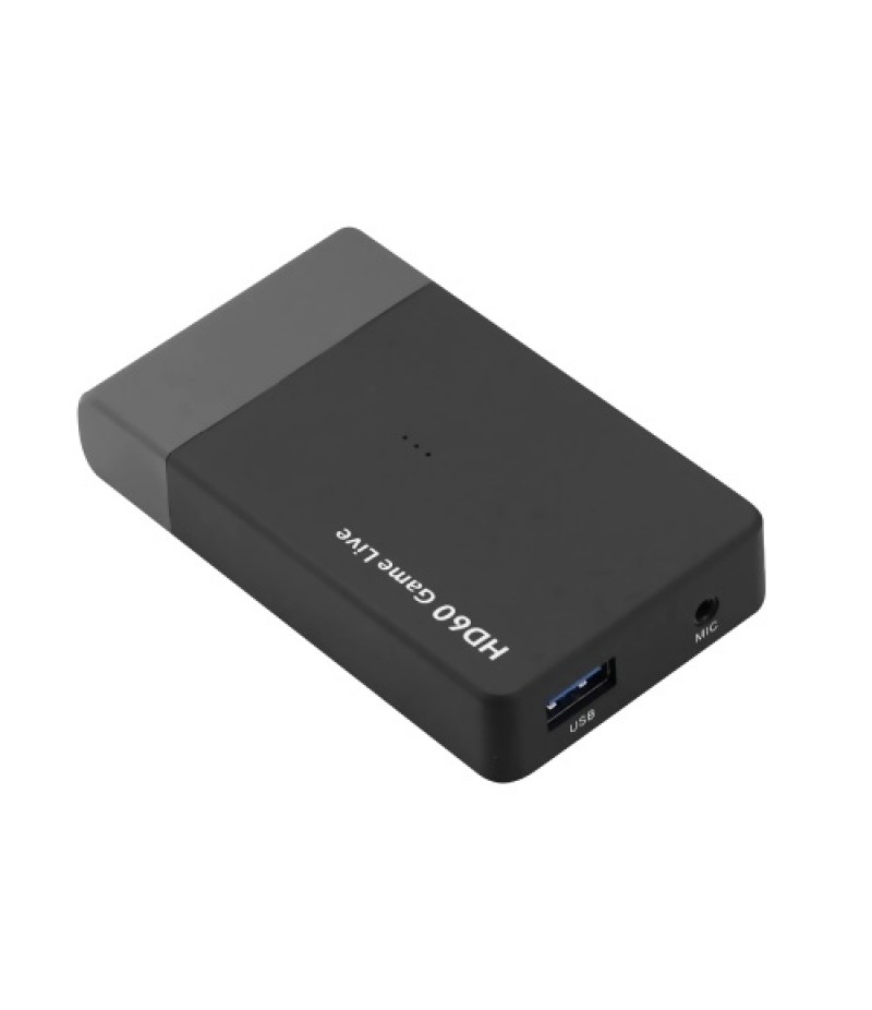 1080P HD Video Capture Box USB3.0 Video Game Capture Converter with Mic Input for Remote Video Conference Data Collection