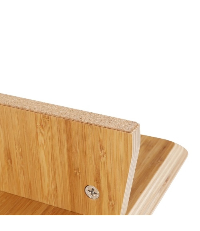  Universal Desktop Computer Monitor Heighten Wooden Stand Dock Holder Display Bracket Replacement for iMac PC Notebook Lapt