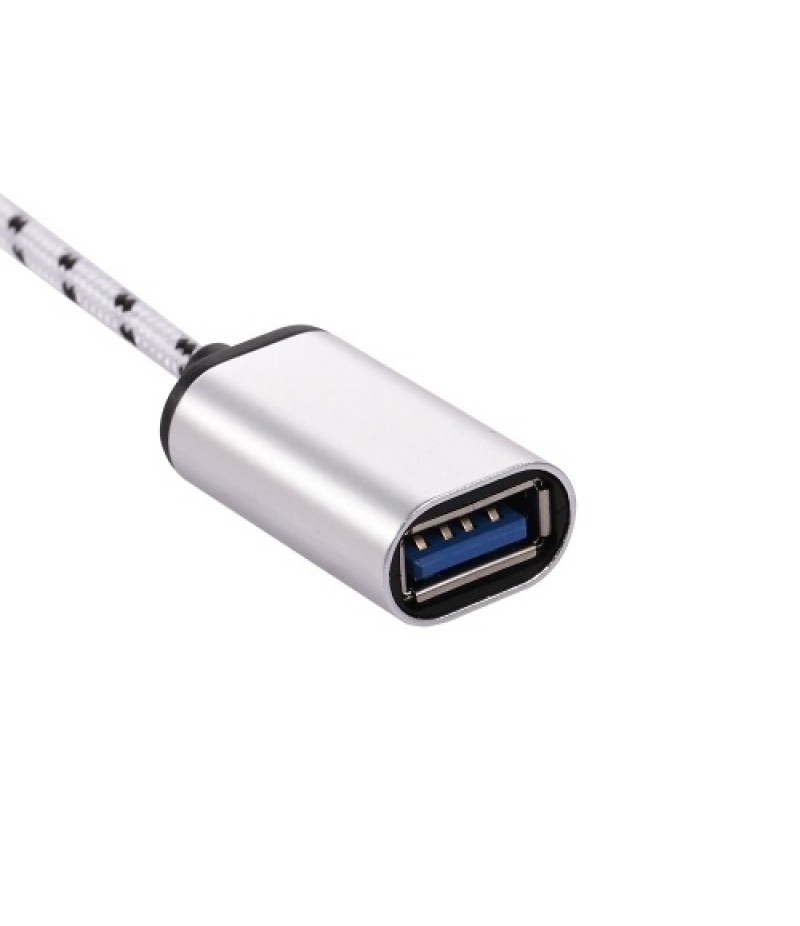 Male to USB3.0 Adapter Data Transfer Cord for iPhone(Golden)