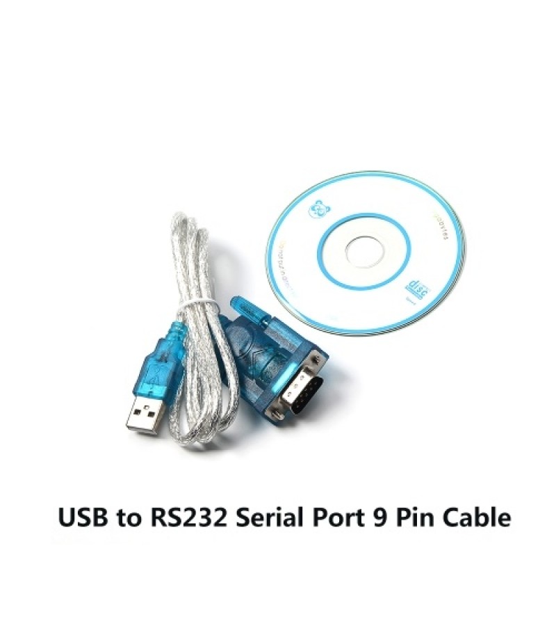USB to RS232 Serial Port 9 Pin Cable Serial Port USB Wire With CD For Win98, 98SE, Me, 2000, XP,   Mac OS8.6, Win7-32 bit