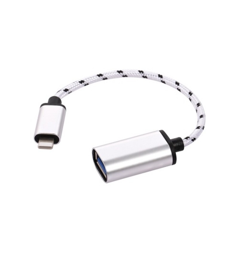 Male to USB3.0 Adapter Data Transfer Cord for iPhone(Golden)