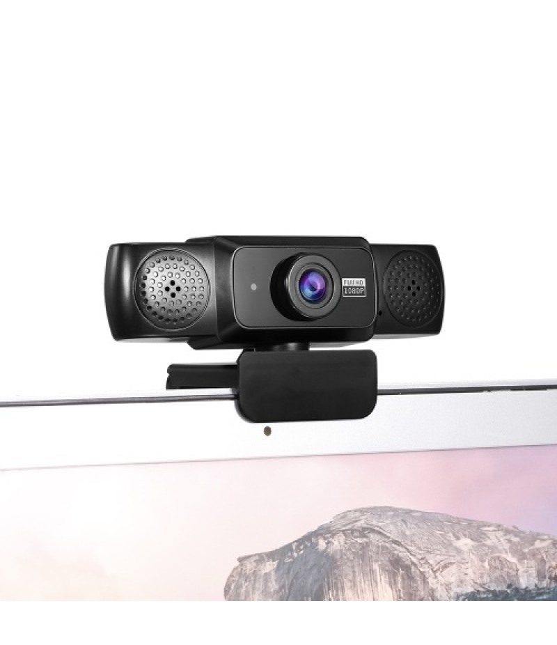 1080P 2MP High-Definition Webcam Wide Angle 30fps Manual Focusing Web Cam Noise-reduction Microphone HD Laptop Computer Camera U