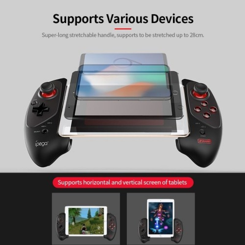  PG-9083S Game Controller BT4.0 Wireless Gamepad Stretchable Handle Joystick for Android OS
