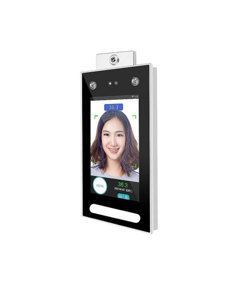 DT-10W 7inch Temperature Measurement PalmPrint Face Dynamic Recognition Terminal Device Access Control System Face Password Atte
