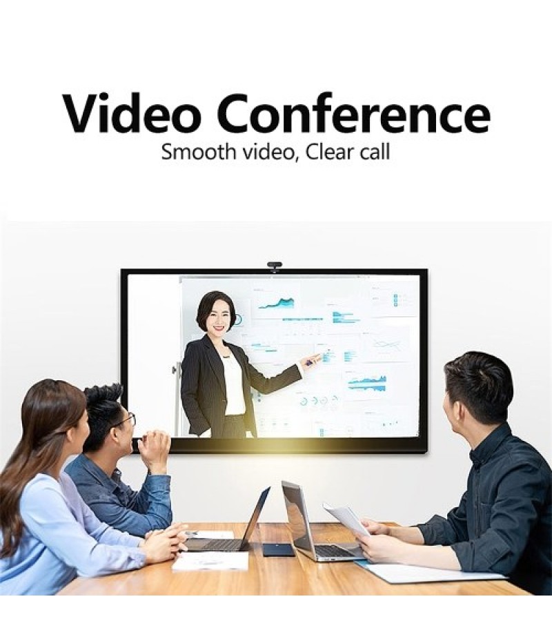 1080P 2MP HD Webcam 30fps Camera Noise-reduction Microphone Web Cam HD Laptop Computer Camera USB Plug &amp; Play with Extension