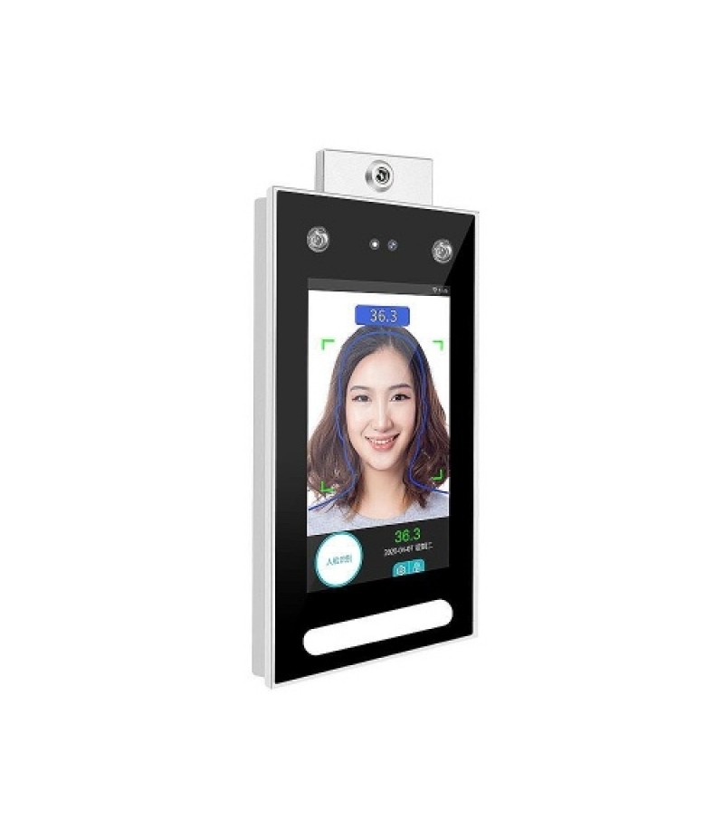 DT-10W 7inch Temperature Measurement PalmPrint Face Dynamic Recognition Terminal Device Access Control System Face Password Atte