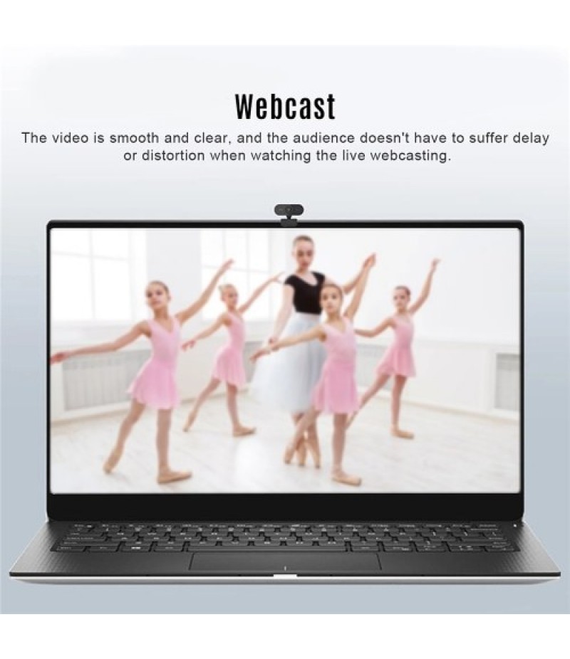 1080P 2MP HD Webcam 30fps Camera Noise-reduction Microphone Web Cam HD Laptop Computer Camera USB Plug &amp; Play with Extension