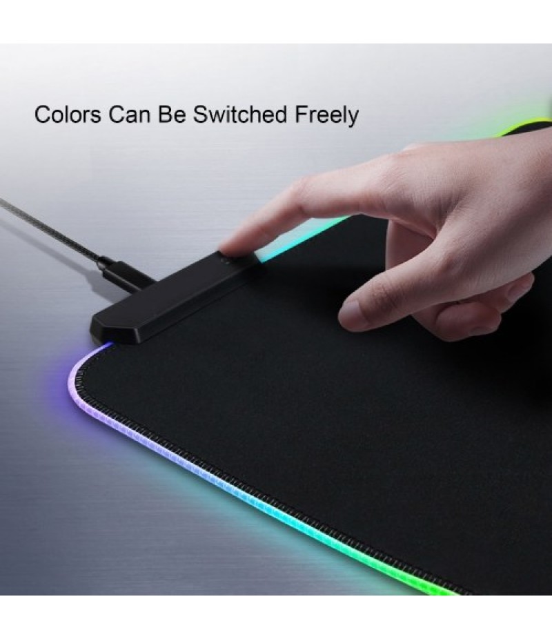 Game RGB Luminous Mouse Pad Large Size Electronic Sports Thicken Table Top Mouse Pad
