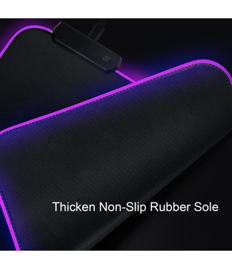 Game RGB Luminous Mouse Pad Large Size Electronic Sports Thicken Table Top Mouse Pad