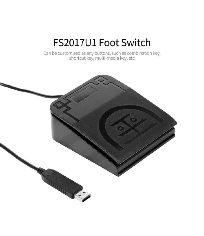 FS2017U1 Foot Switch Control Key Customized Computer Keyboard Action Pedal for Medical Devices Instruments Computers Office