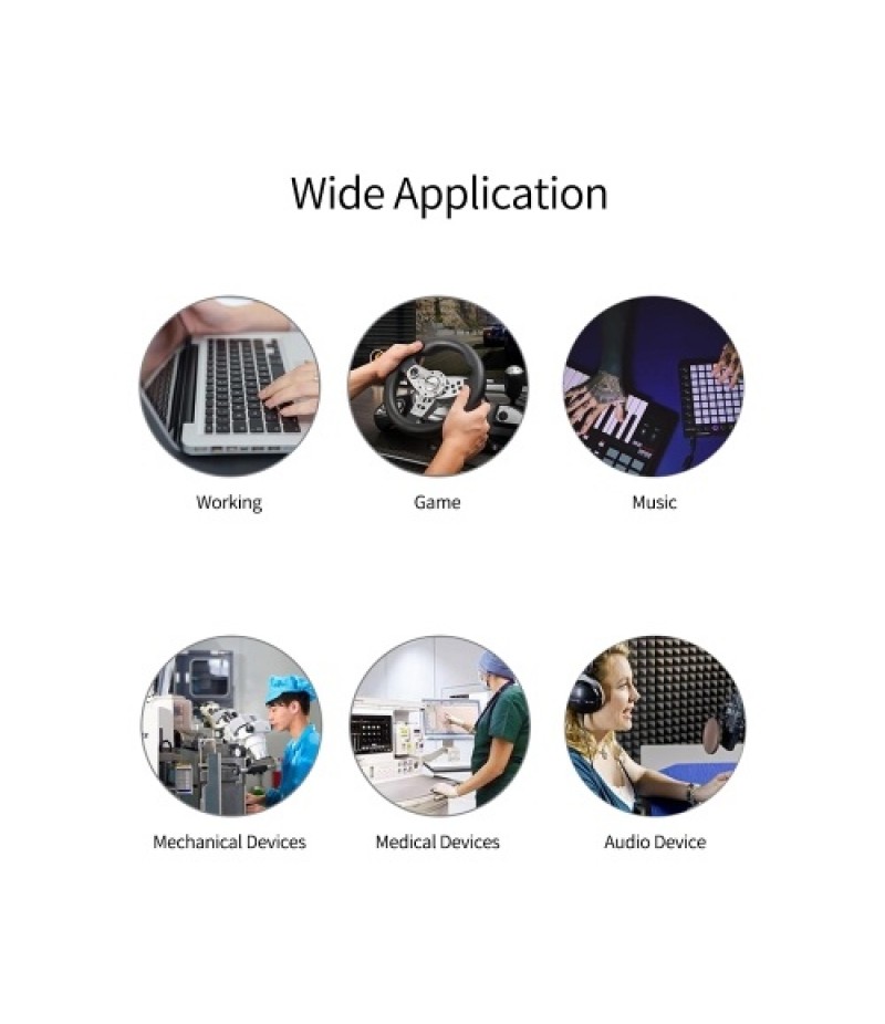 FS2017U1 Foot Switch Control Key Customized Computer Keyboard Action Pedal for Medical Devices Instruments Computers Office