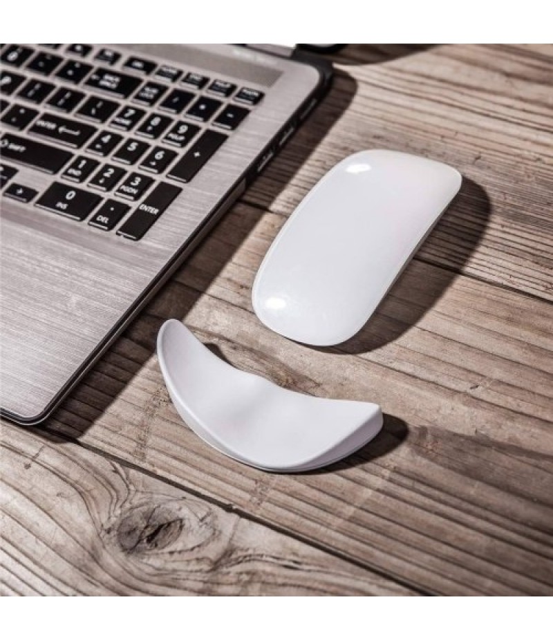 Silicone Mouse Wrist Pad Mice Wrist Rest Ergonomic Three-dimensional Surface Design Skin-friendly Smooth Movement Wrist Pad Blac
