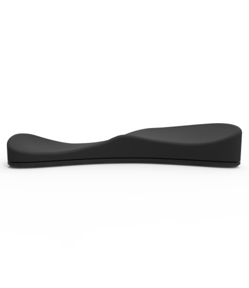 Silicone Mouse Wrist Pad Mice Wrist Rest Ergonomic Three-dimensional Surface Design Skin-friendly Smooth Movement Wrist Pad Blac
