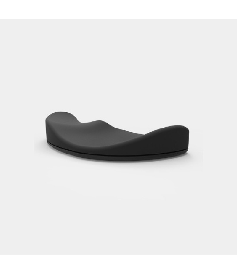 Silicone Mouse Wrist Pad Mice Wrist Rest Ergonomic Three-dimensional Surface Design Skin-friendly Smooth Movement Wrist Pad Blac