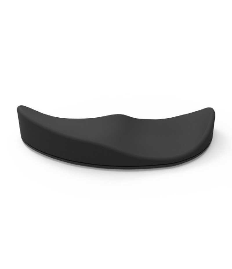 Silicone Mouse Wrist Pad Mice Wrist Rest Ergonomic Three-dimensional Surface Design Skin-friendly Smooth Movement Wrist Pad Blac